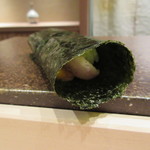寿司つばさ - 【のどぐろと雲丹の海苔巻き】