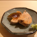 鮨 あらい - （2016年6月）鮟肝と奈良漬け