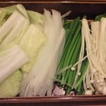 日本料理 しゃぶ禅 - 豚しゃぶしゃぶ禅 1200円 の野菜