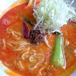 とんとん39屋 - 担々麺7辛　白ネギトッピング