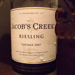 ワッシーズダイニングスープル - Jacob's Creek Riesling {2007] Orland Wines/Australia 