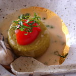 月見里 - （2010年12月）牡蠣のムース・バジルソース