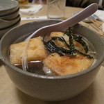 揚出し豆腐 500円(2017年1月)