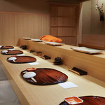 東麻布 天本 - 店内