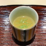 東麻布 天本 - 鯛のスープ