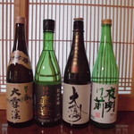 手打ちそば 縁庭 - ドリンク写真:県内の銘酒を厳選セレクト