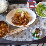 あしたね食堂 - 料理写真:日替わりA　チキンソテー　￥500