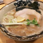 麺屋 蝉 - 1701 蝉 らーめん(こってり煮干し)@690円