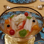 トゥ・ラ・ジョア - 蟹のカプレーゼ