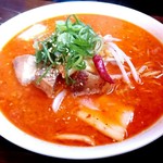 麺倉庫 じだい屋 - 豚キムチらーめん(大盛)【Jan.2017】