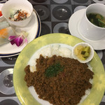 コペカデンカフェ - ランチB キーマカレーセット900円