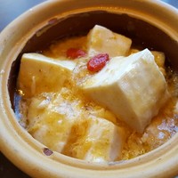 過門香 KITTE丸の内店 - 豆腐のカニ味噌餡かけ　これは味が薄くて油っこかった