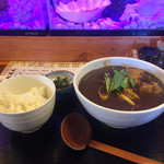 開運丸 - 半ライス、黄色のメシって久しぶりに見たよ