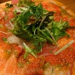 魚介ビストロ sasaya BYO - メリメロカルパッチョ