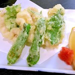 十八番 - 白子の天ぷら。