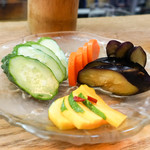 かぶと - 漬物盛り合わせ