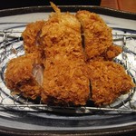 とんかつ神楽坂 さくら - 和豚もちぶたﾋﾚかつ定食大120g1780円（2016)