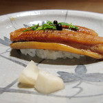 竹ざき -  2】蒸し穴子の握り