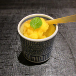 竹ざき - 6】口直しのシャーベット