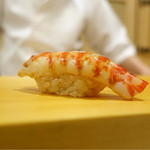 鮨 あらい - 2016/12_車海老