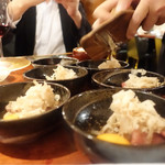 よろにく - 2016/12_ザブトンのすき焼き風白トリュフがけ