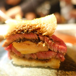 よろにく - 2016/12_牛フィレのサンドウィッチロッシーニ風