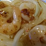 そらいえ - エビのガーリックオイル焼き（アップ）