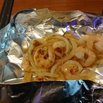 そらいえ - エビのガーリックオイル焼き：550円