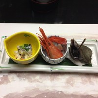 くしろ駒形家 - 秋刀魚の飯寿司 北海シマエビ つぶ
