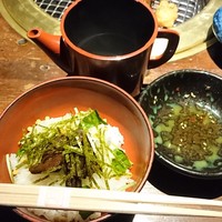 京やきにく 弘 祗園山名庵 - タンしぐれ お茶漬け　680円