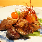 もついため：きんかん、雌レバー、雌砂ずり、脾臓、背肝