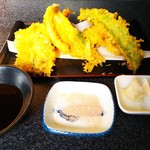 蕎麦切り屋 - 海鮮天ぷら