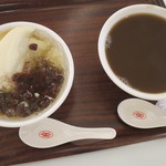 小南門 - 豆花に小豆、白玉と芋のおしるこ