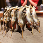 柳家 - 落ち鮎塩焼き