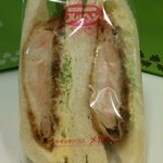 サンドイッチハウス メルヘン - 海老カツサンド☆３３６円