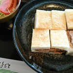 お家のとんかつ亭 - カツサンドセット(*^^*)