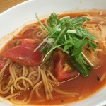 デリシャストマトファームカフェ - トマトスープパスタ