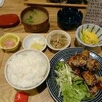 もがめ食堂 - 鶏と茄子の辛味噌炒め