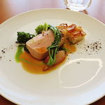 シエル エ ソル - ヤマトポークのロティ シェリービネガー ブラックオリーブ