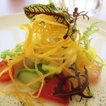シエル エ ソル - 季節野菜とカンパチのタルタル