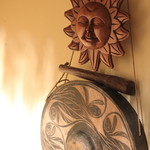 PULCHRA - Do not disturbのプレートと　チャイム代わりの銅鑼？？