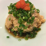 二毛作 - ヒラメのあん肝和え…お酒が止まらない〜(*´Д｀*)ｳｲ-