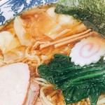 白河手打中華 賀乃屋 - ワンタンメン 830円