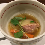 二毛作 - 鶏と根菜のスープ…根菜がシャキッと(^-^)