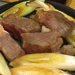 てん熊 - 広島牛の石焼も鉄板の旨さ♪