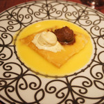 窯焼きステーキ 福田 -  
      
      クレープシュゼットとソルベ