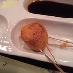 串揚げ 串の実 - 下仁田葱