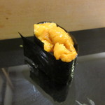 鮨辰巳 - 握り　バフンウニ