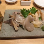 築地虎杖 魚河岸千両 - 貝５種刺身盛り合わせ