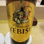 鮨辰巳 - 2本目もラッキーヱビスではありません（泣